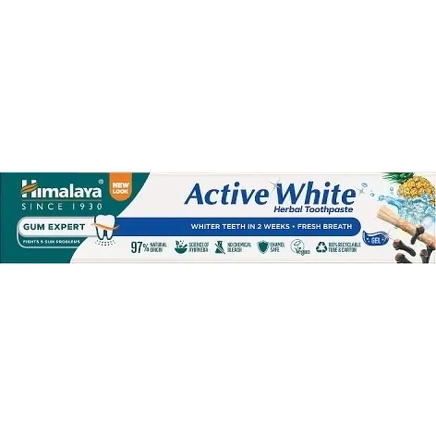 Himalaya Active White Отбеливающий очищающий гель для зубов ...: цены и характеристики