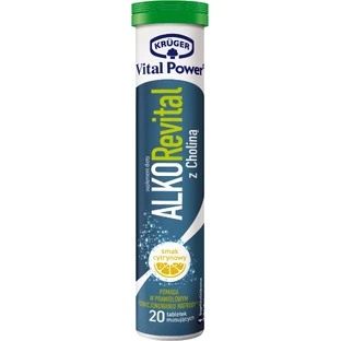 Kruger Vital Power Alko Revital, шипучие таблетки, 84 г