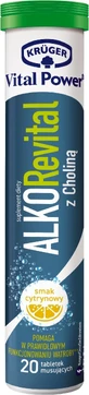 Kruger Vital Power Alko Revital, шипучие таблетки, 84 г