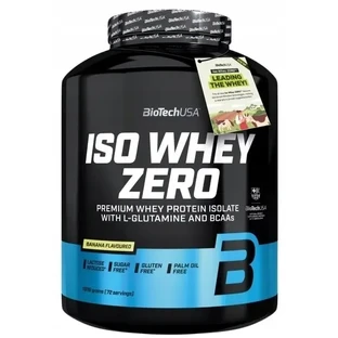 Протеїн BioTech USA Iso Whey Zero зі смаком банана 1816 г