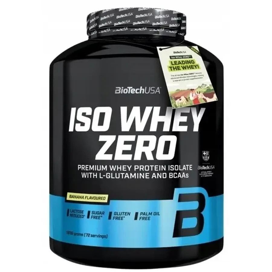 Протеїн BioTech USA Iso Whey Zero зі смаком банана 1816 г: ціни та характеристики