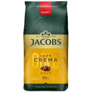 Кава Jacobs Cafe Crema Gold в зернах 1 кг