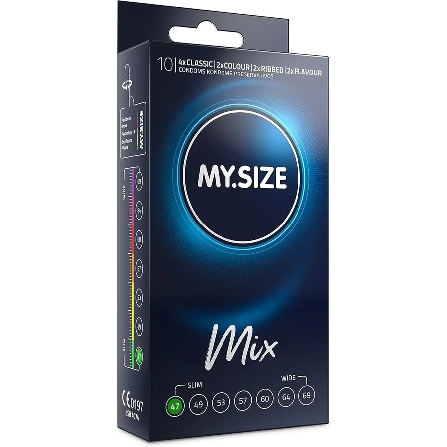Презервативы MY.SIZE MIX 47 мм для обхвата 10 шт.: цены и характеристики