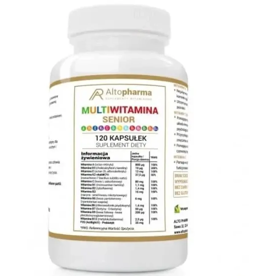 Altopharma Multivitamin Senior 120 капсул: цены и характеристики
