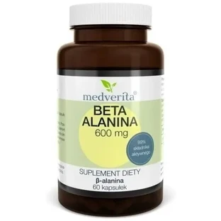 Medverita Бета аланін 600 мг 60 капсул