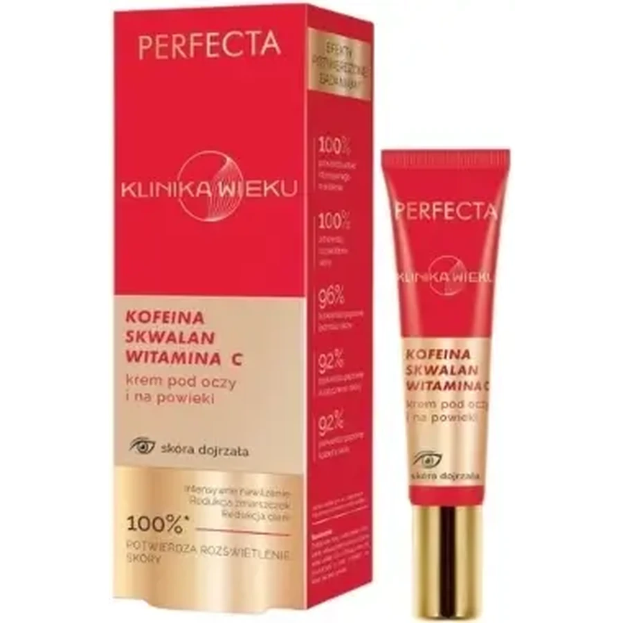 Perfecta Clinic of Age Крем для повік та шкіри навколо очей з кофеїном, ...: ціни та характеристики