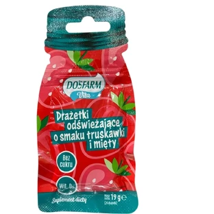 Освежающие драже Dosfarm Vita со вкусом клубники и ...