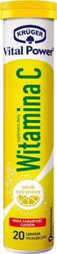 Kruger Vital Power Vitamin C 20 шипучих таблеток