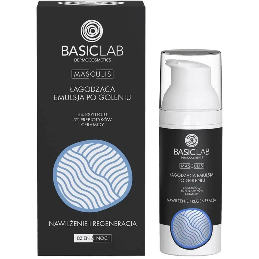 Заспокійлива емульсія після гоління BasicLab Masculis Заспокійлива емульсія після гоління 5% ...: ціни та характеристики