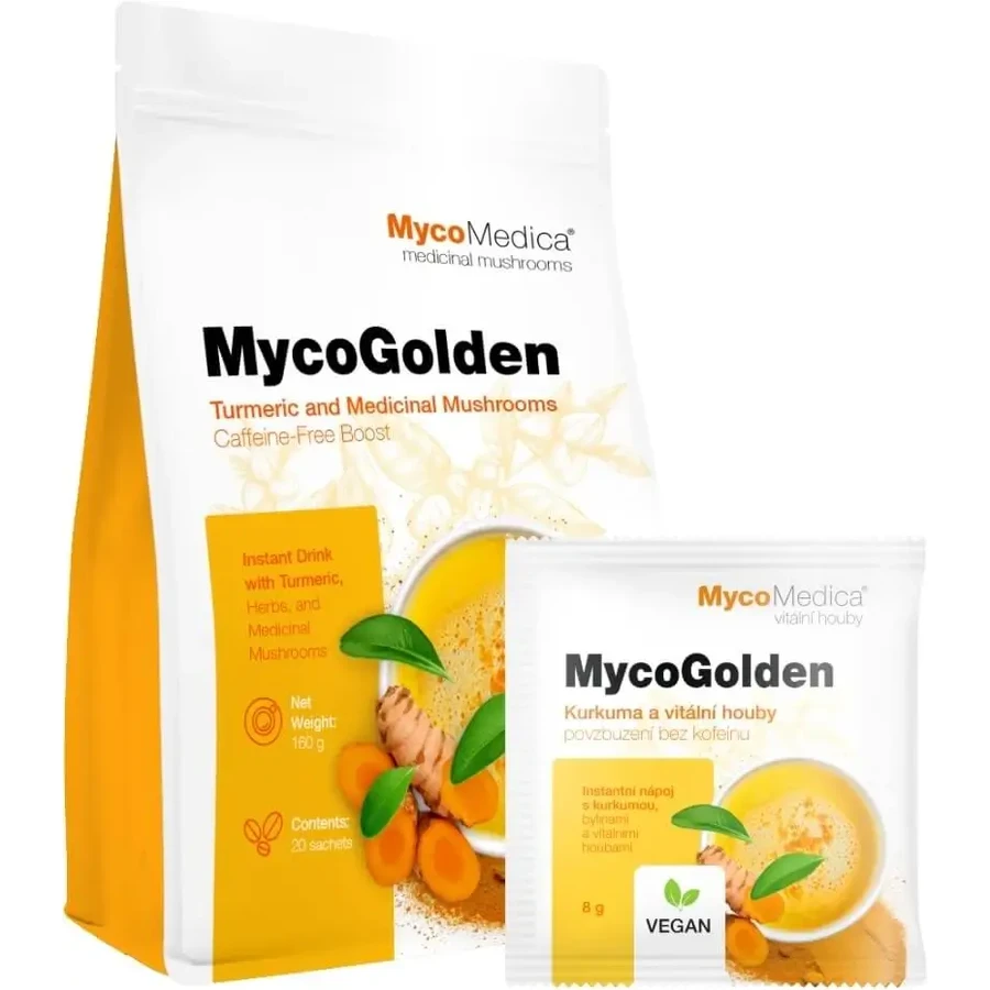 Напій MycoMedica MycoGolden без кофеїну, збагачений рейши та ...: ціни та характеристики