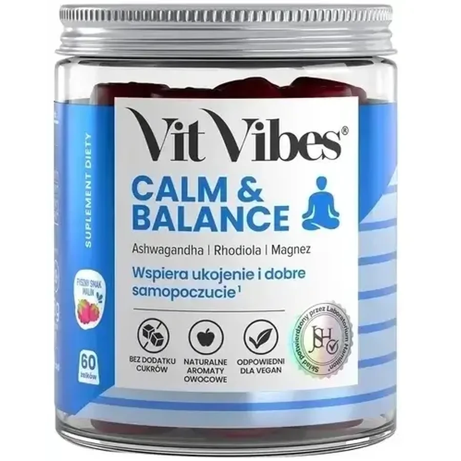 Желейные рулетики Vit Vibes Calm & Balance 60 шт.: цены и характеристики