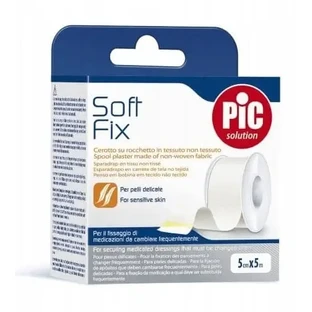 Пластир PIC SoftFix 5смх5м в рулоні 1 шт.