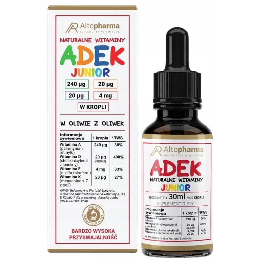 Altopharma Натуральные витамины A,D,E,K Junior Drops в ...: цены и характеристики