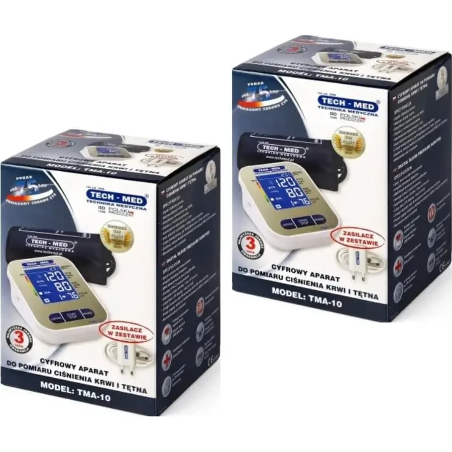 Монитор артериального давления TECH-MED TMA-10 + блок питания Multi-Pack x 2: цены и характеристики