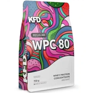 KFD WPC 80 Regular Protein ванільно-полуничний зі смаком ванілі та полуниці 750г