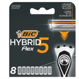 Bic Hybrid Flex 5 Сменные лезвия для бритвы 8 шт.