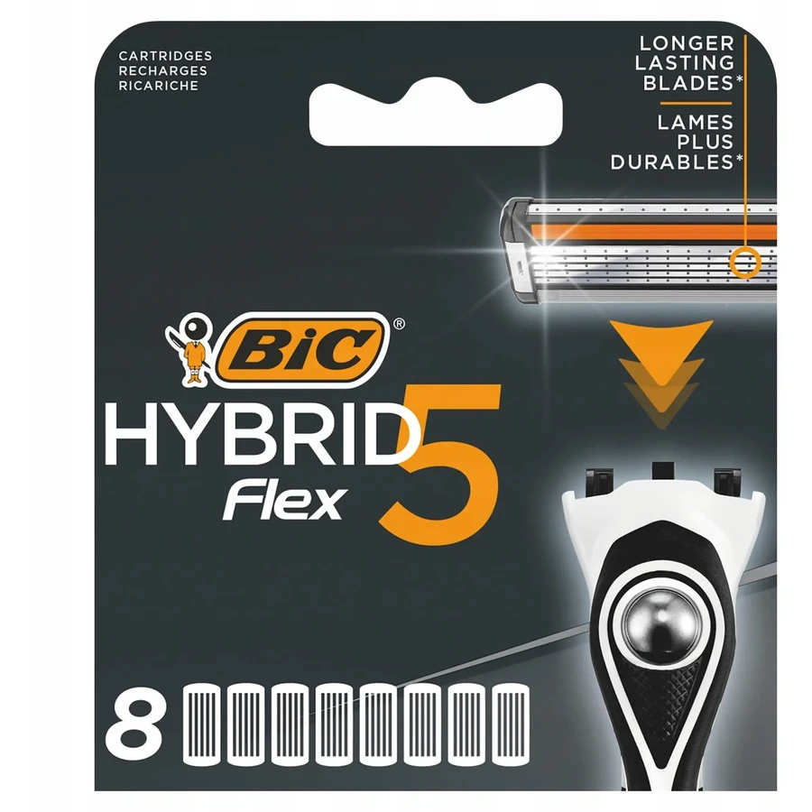 Bic Hybrid Flex 5 Змінні бритвені леза 8 шт.: ціни та характеристики