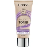 Lirene All Day Tone! Тональный крем + сыворотка 01 Светлый ...
