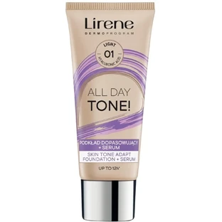 Lirene All Day Tone! Тональный крем + сыворотка 01 Светлый ...