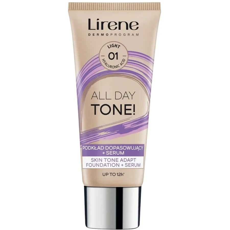 Lirene All Day Tone! Тональный крем + сыворотка 01 Светлый ...: цены и характеристики