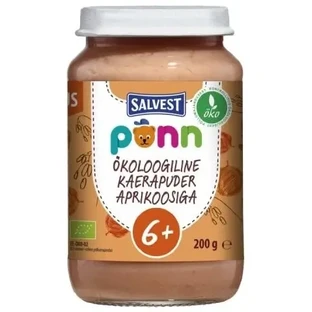 SALVEST Põnn BIO Абрикосы с овсянкой 200 г
