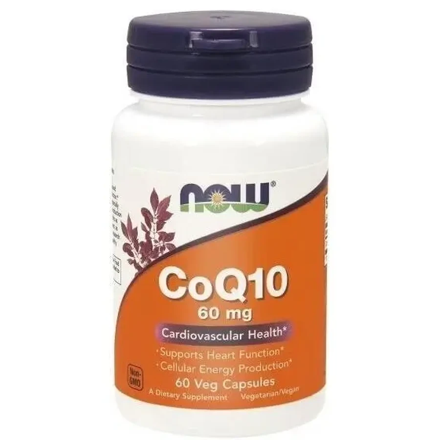 NOW FOODS Коэнзим Q10 60 мг 60 капсул: цены и характеристики