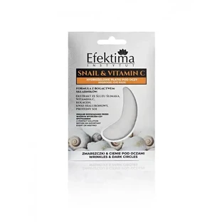 Гидрогелевые подушечки для глаз EFEKTIMA Snail & Vitamin C Hydrogel ...