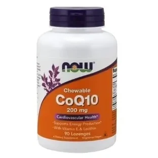 NOW FOODS Коензим Q10 200 мг + Соєвий лецитин + Вітамін Е ...