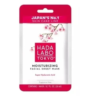 Hada Labo Токіо Біла зволожуюча маска для обличчя 20 мл