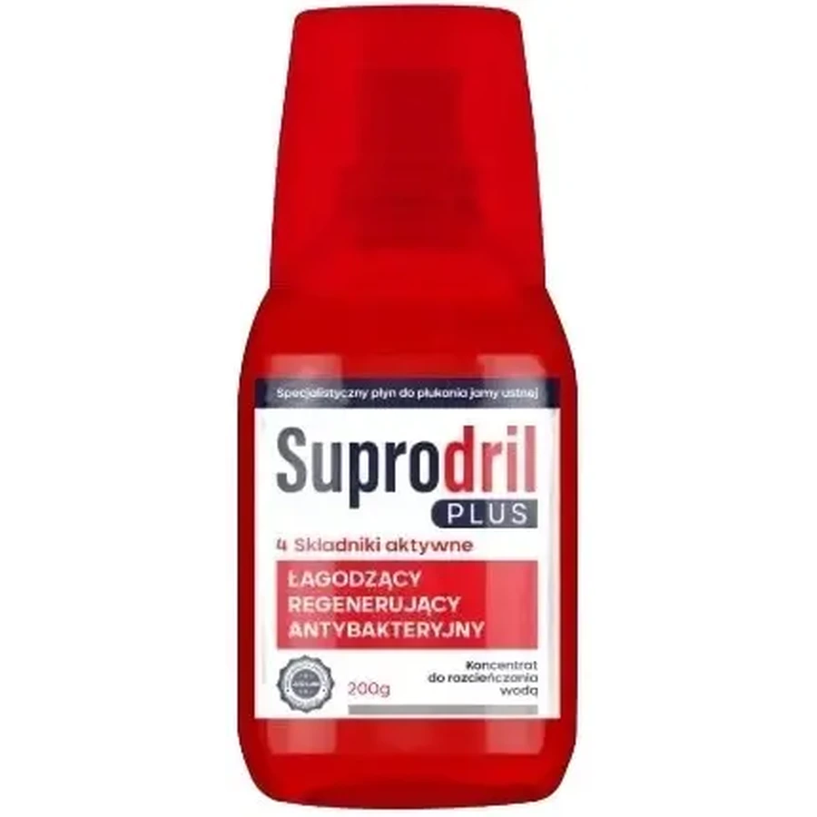 Suprodril Plus ополаскиватель для полости рта 200 г: цены и характеристики