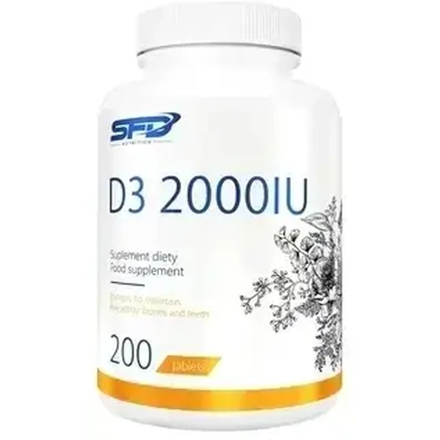 SFD D3 2000 МЕ 200 таблеток: цены и характеристики