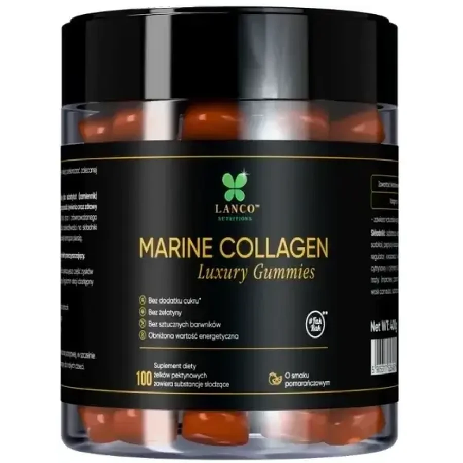 Lanco Marine Collagen Luxury Gummies Orange flavour 100 ...: цены и характеристики