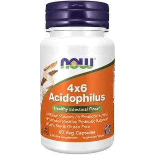 NOW FOODS Acidophilus 4x6 60 капсул