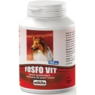 MIKITA PHOSPHO VIT 150 ТАБЛЕТОК ЦУЦЕНЯТА, КОШЕНЯТА, МАТЕРІ ...