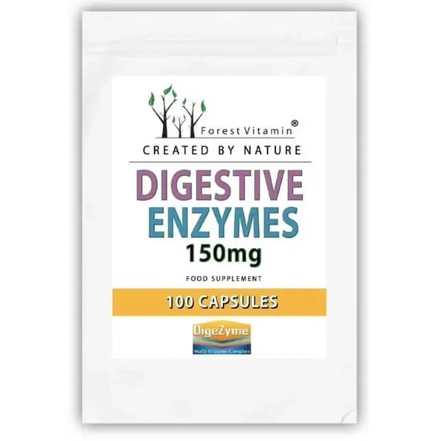 Лісові вітамінні травні ферменти Dige Zyme 100 капсул: ціни та характеристики