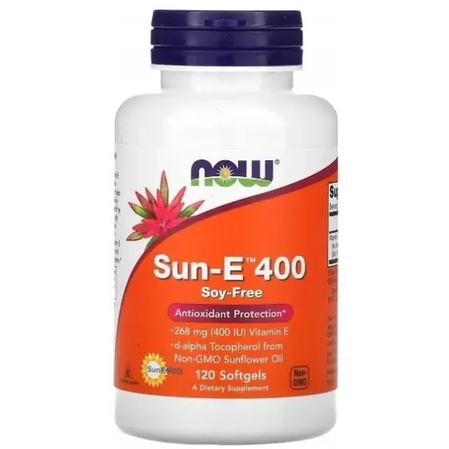 Now Foods Вітамін Е-400 (Sun-E) 120 капсул: ціни та характеристики