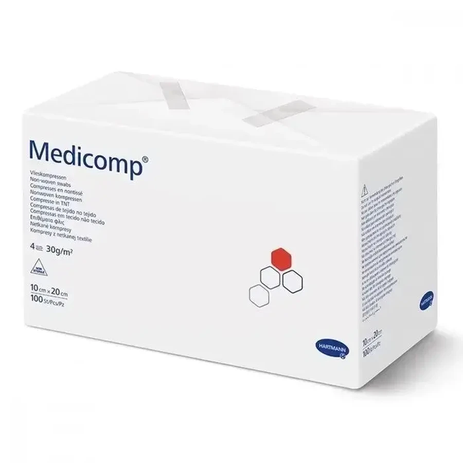 Medicomp Нестерильный компресс 10 x 20 см 100 шт.: цены и характеристики