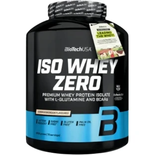 Протеїн BioTech USA Iso Whey Zero зі смаком печива 1816 г
