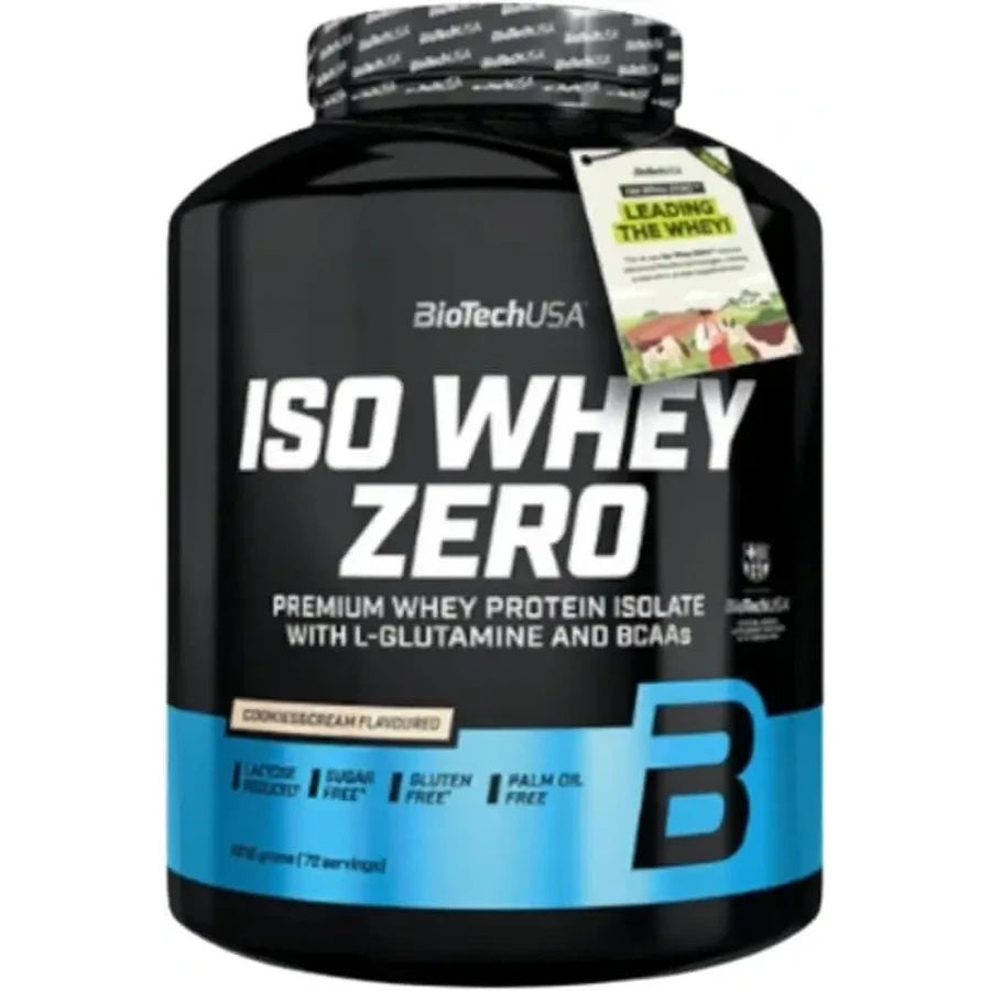 Протеїн BioTech USA Iso Whey Zero зі смаком печива 1816 г: ціни та характеристики