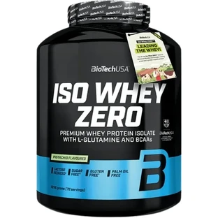 BioTech USA Iso Whey Zero протеїн зі смаком фісташки 1816 г