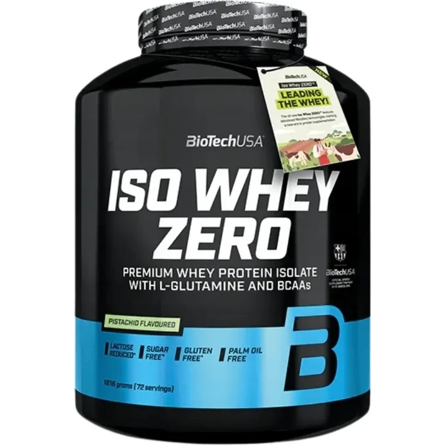 BioTech USA Iso Whey Zero протеїн зі смаком фісташки 1816 г: ціни та характеристики