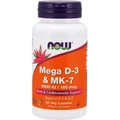Now Foods Mega D3 I K2 MK7 7 60 капсул