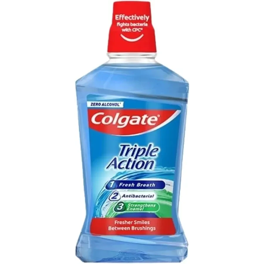 Colgate Ополаскиватель для полости рта тройного действия 500 мл: цены и характеристики
