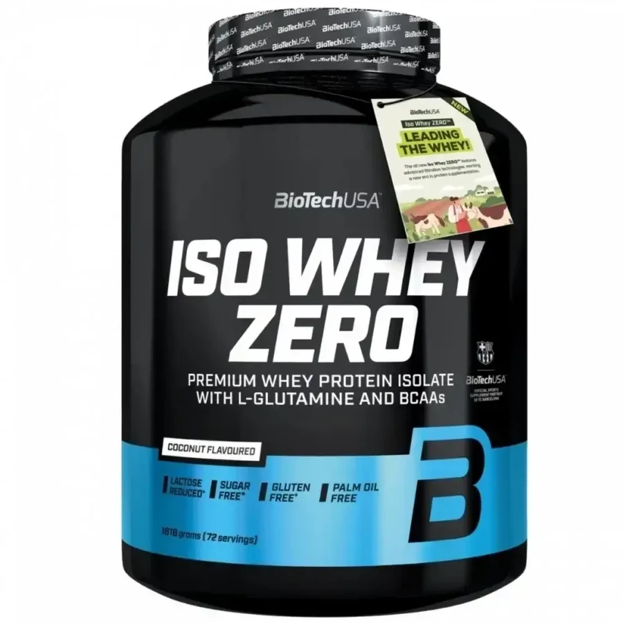 Протеїн BioTech USA Iso Whey Zero зі смаком кокоса 1816 г: ціни та характеристики