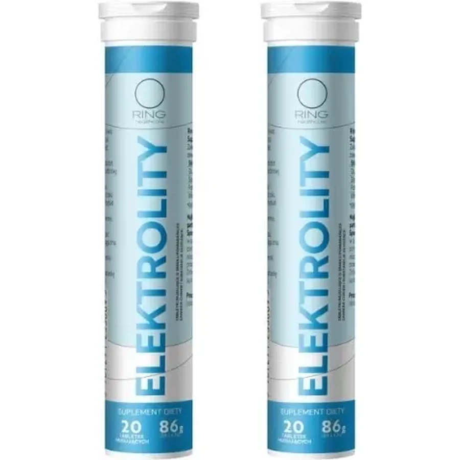 Ring Electrolytes 20 шипучих таблеток Мультипак x 2: цены и характеристики