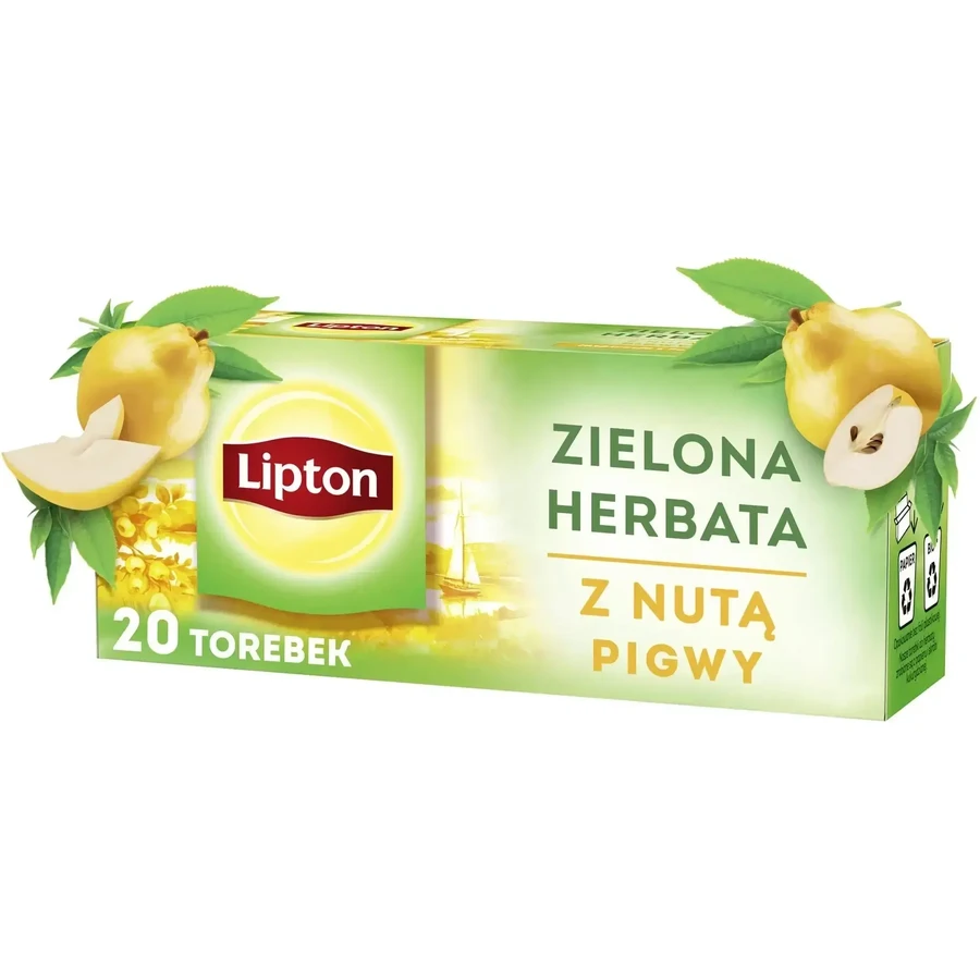 Зелений чай Lipton з ароматом айви 20 пакетиків: ціни та характеристики
