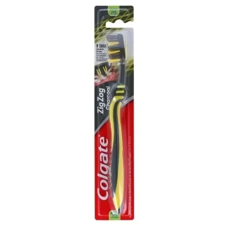Colgate Zig Zag Зубная щетка средняя черная 1 шт.: цены и характеристики