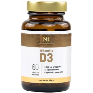 Noble Health Premium Wellness Витамин D3 60 капсул