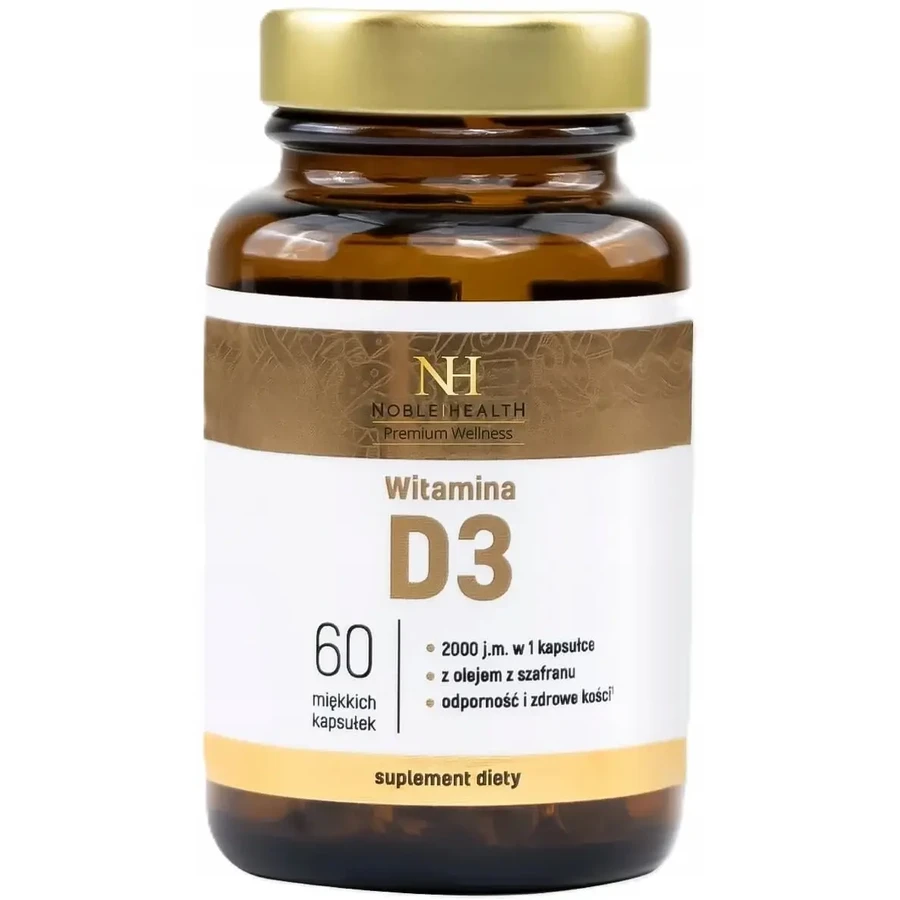 Noble Health Premium Wellness Vitamin D3 60 капсул: ціни та характеристики