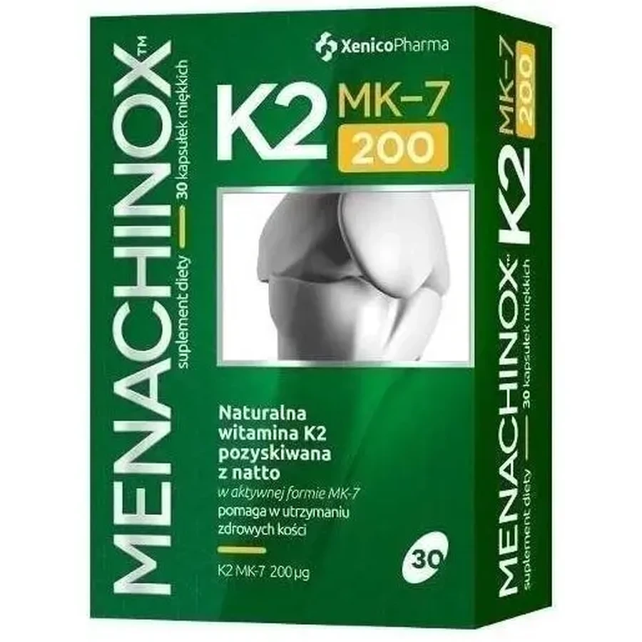 Менахинокс К2 200 30 капсул: цены и характеристики